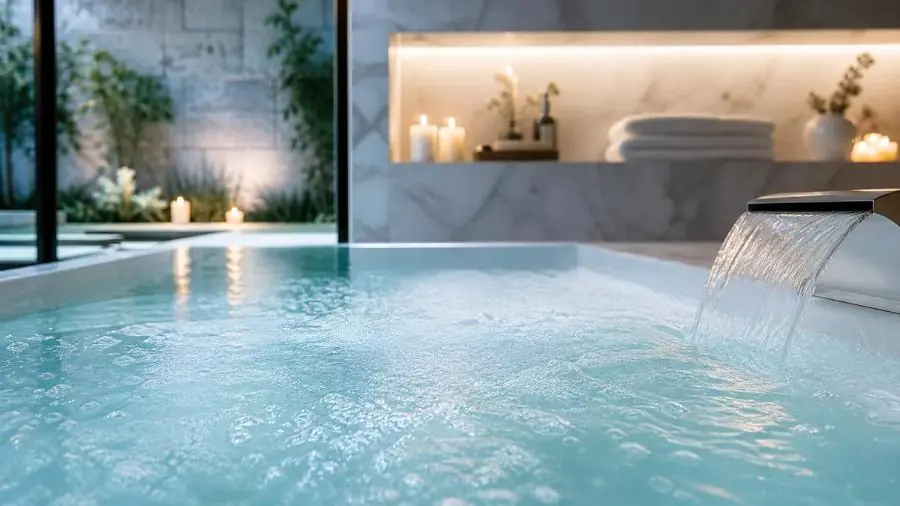 Spa pool with oxygen-rich water